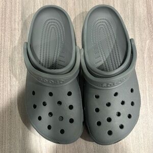 Gray Crocs- W Size 8 and M Size 6